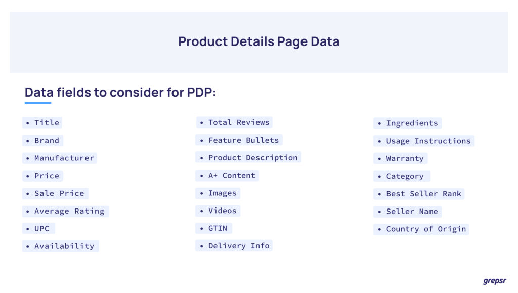 PDP Data Field