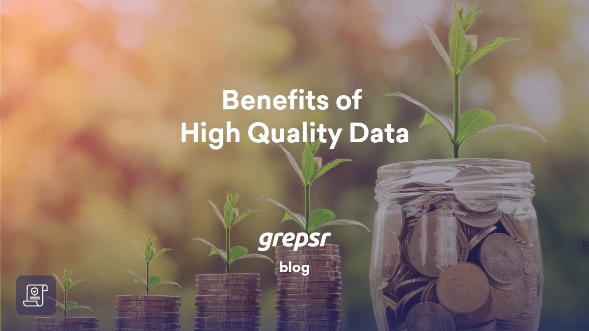 benefits of high quality data