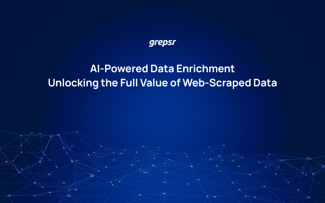 AI-Powered Data Enrichment: Unlocking the Full Value of Web-Scraped Data