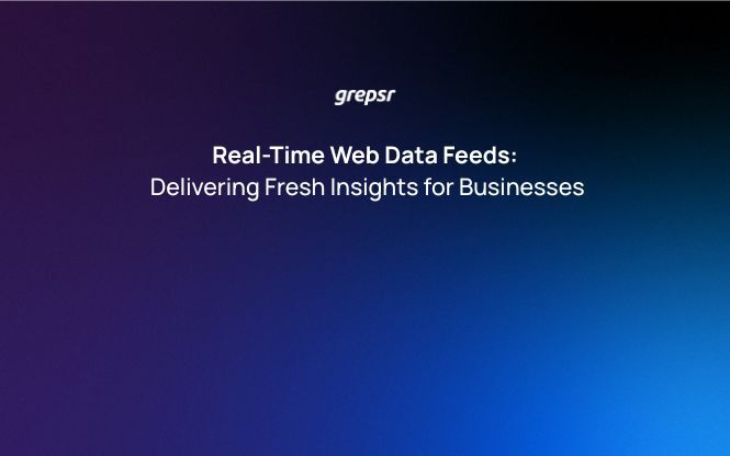 real time web data feeds