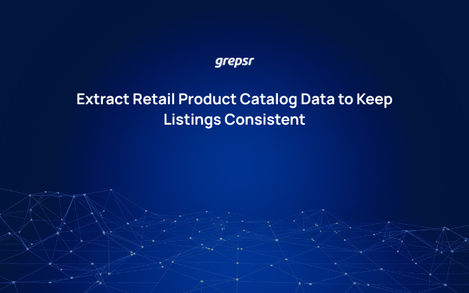 Extract Retail Product Catalog Data to Keep Listings Consistent
