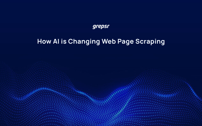 How AI is Changing Web Page Scraping