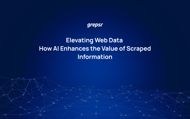 Elevating Web Data: How AI Enhances the Value of Scraped Information