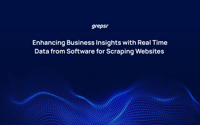 Enhancing Business Insights with Real Time Data from Software for Scraping Websites