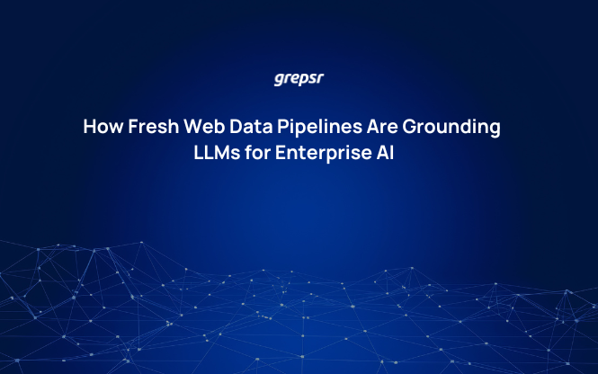 How Fresh Web Data Pipelines Are Grounding LLMs for Enterprise AI