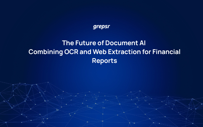 The Future of Document AI Combining OCR and Web Extraction for Financial Reports