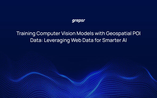 Training Computer Vision Models with Geospatial POI Data Leveraging Web Data for Smarter AI