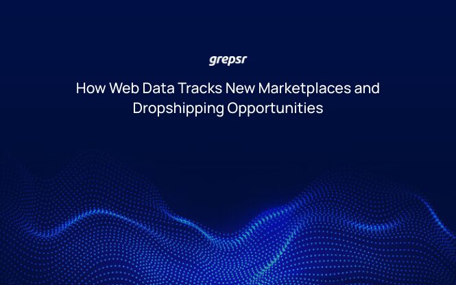 How Web Data Tracks New Marketplaces and Dropshipping Opportunities