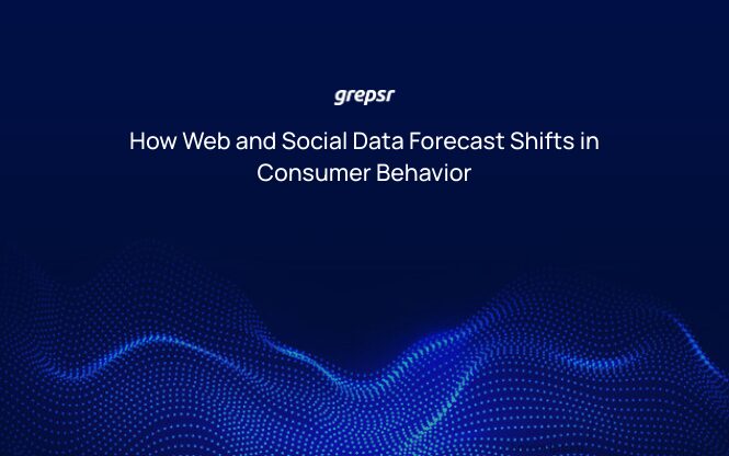 How Web and Social Data Forecast Shifts in Consumer Behavior