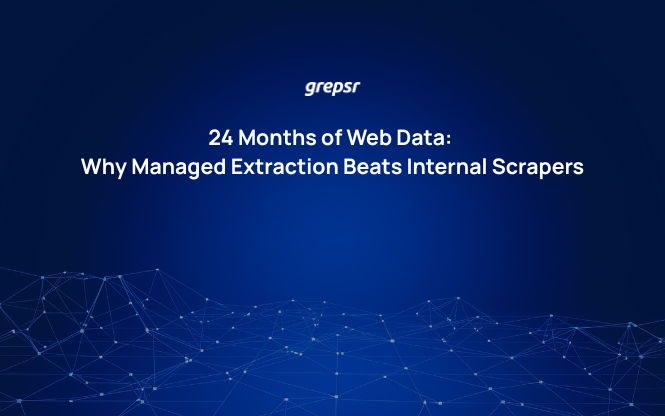 24 Months of Web Data: Managed Extraction vs Internal Scrapers