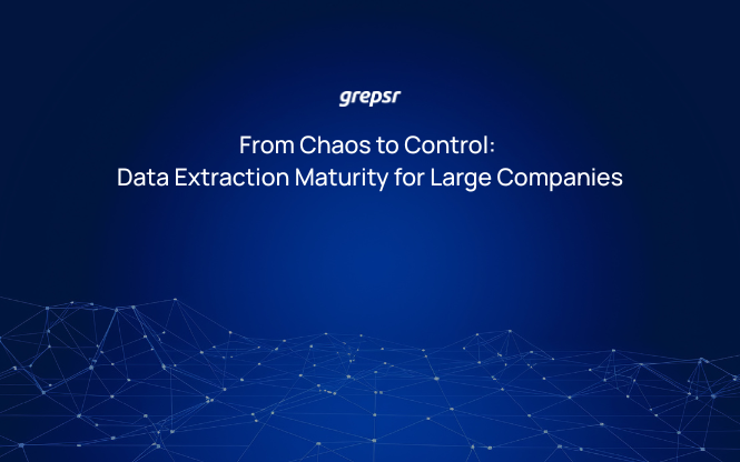 From Chaos to Control Data Extraction Maturity for Large Companies