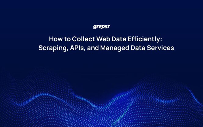How to Collect Web Data Efficiently: Scraping, APIs, and Managed Data Services