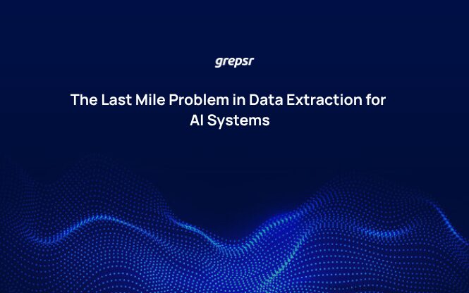 The Last Mile Problem in Data Extraction for AI Systems